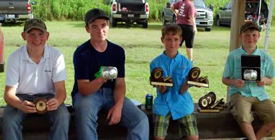 Pictured: Colton Gutermuth, Logan Holloway, Lance Holloway, Seth Shamblin