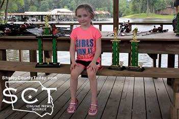  4-year-old Landry Balkcom received trophies for the Largest Bream; Heaviest String; and Overall Winner, Largest Single Bream. She was also the recipient of a $100 gift card.
